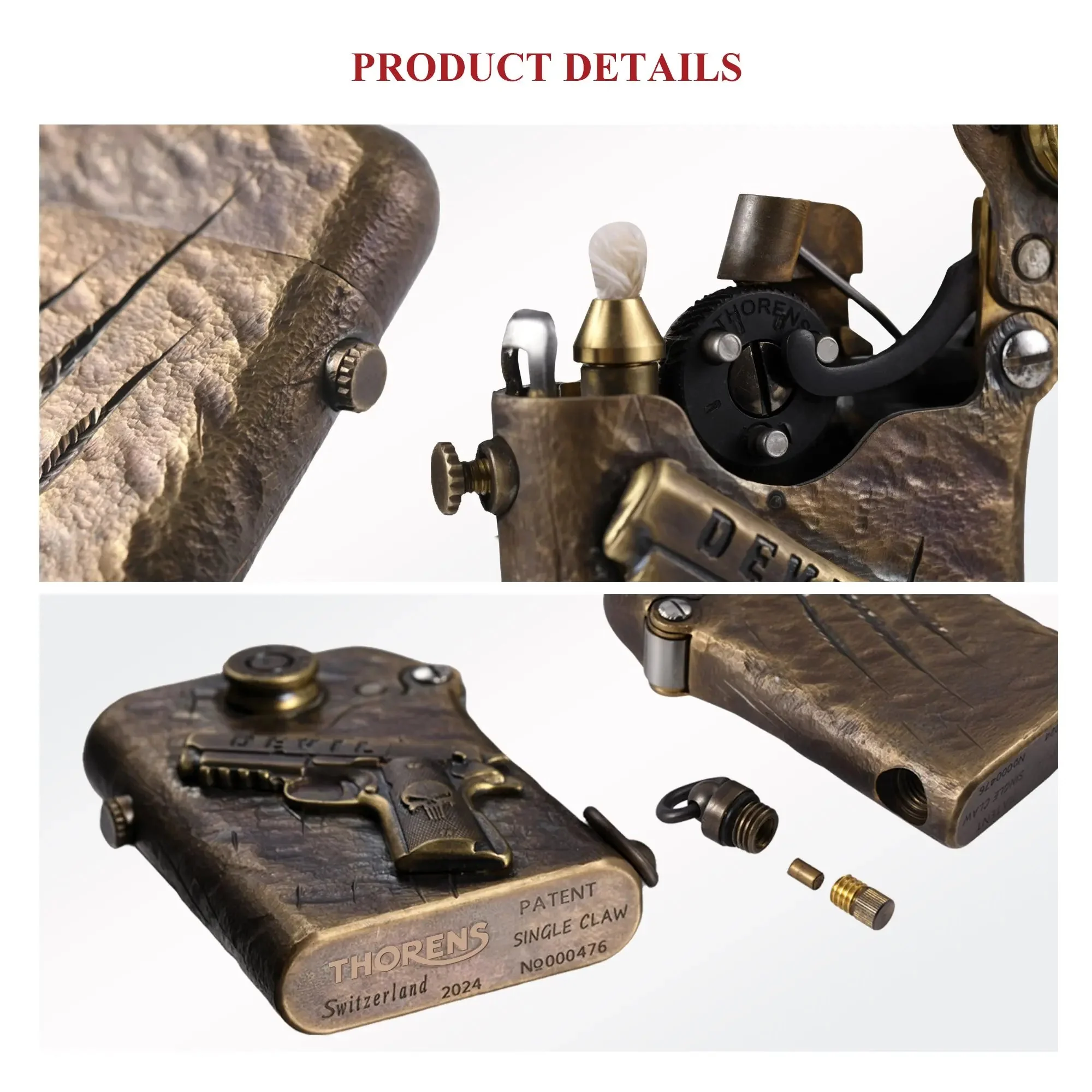 Gen 1 - Single Claw - Battle Mark — Hand-Carved Gun - Image 5