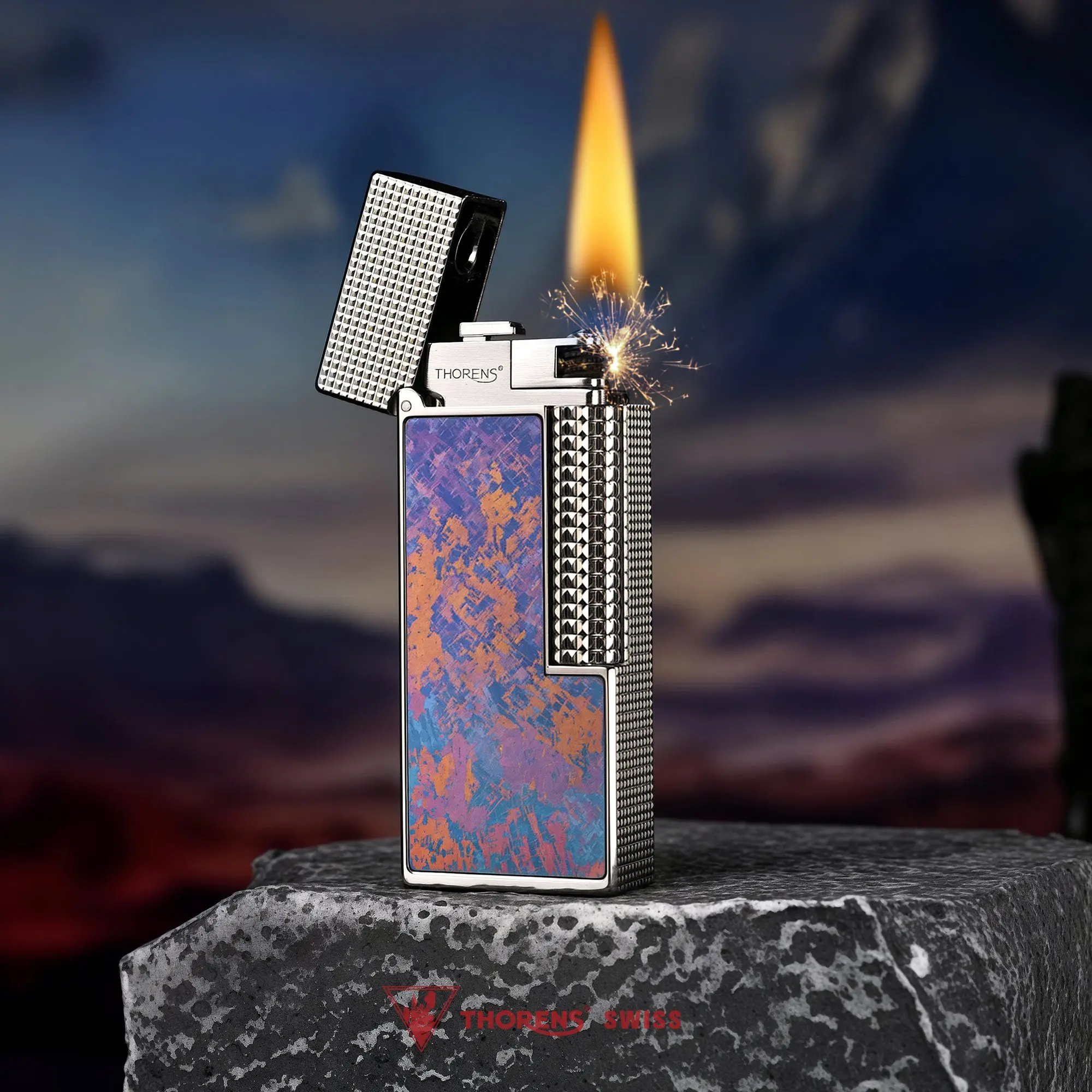 Narrow Lighter - Aurora Violet Ti - Image 3