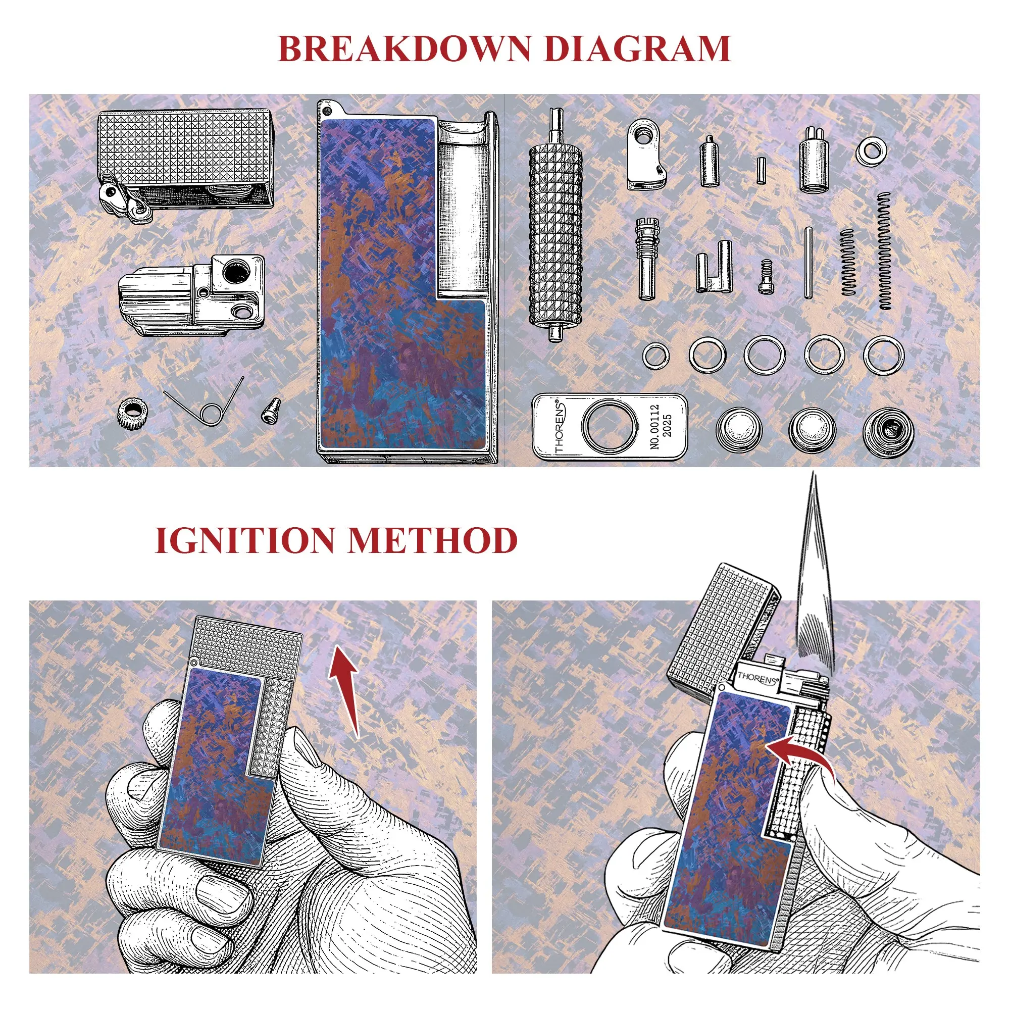 Narrow Lighter - Aurora Violet Ti - Image 5