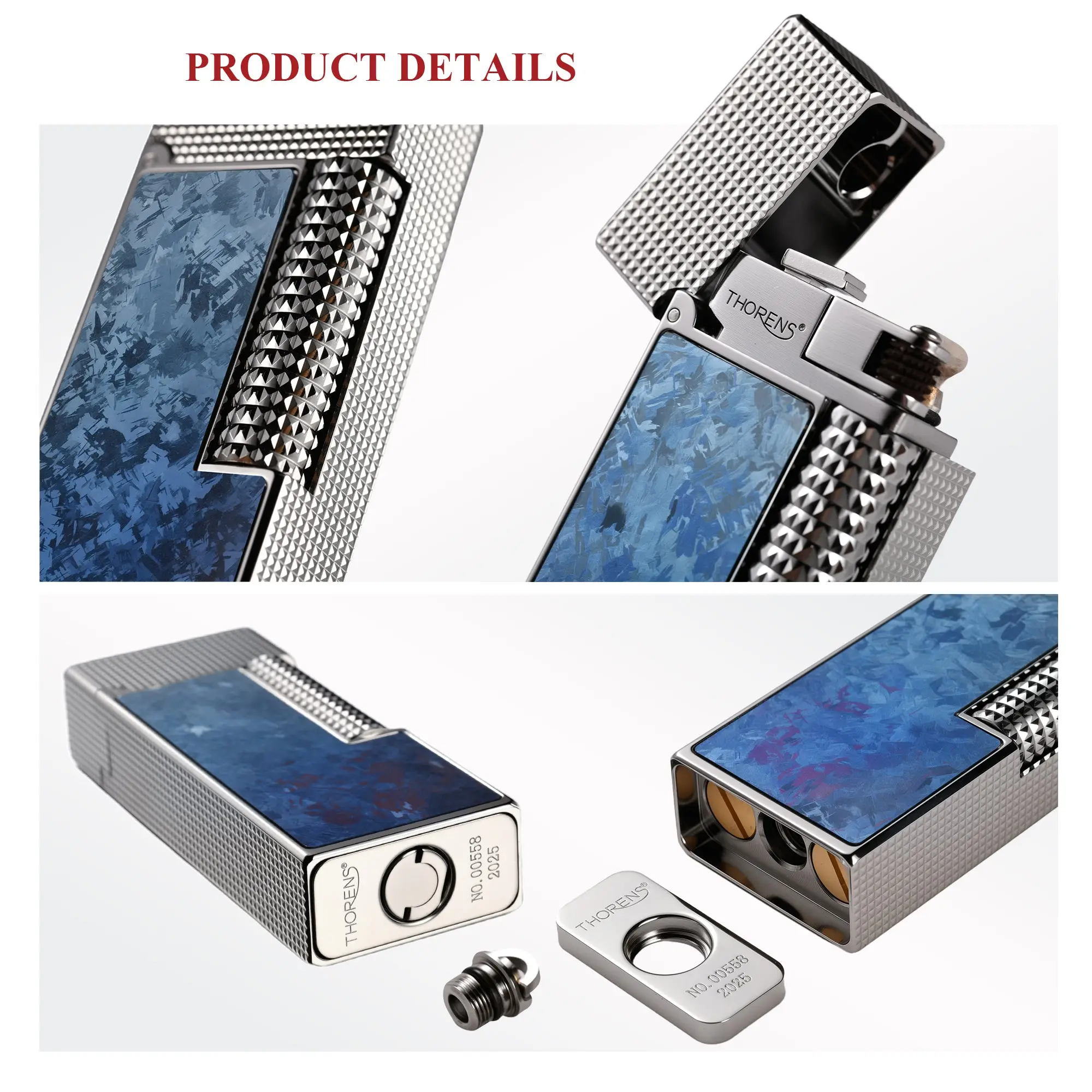Narrow Lighter - Blue Frost Ti - Image 6