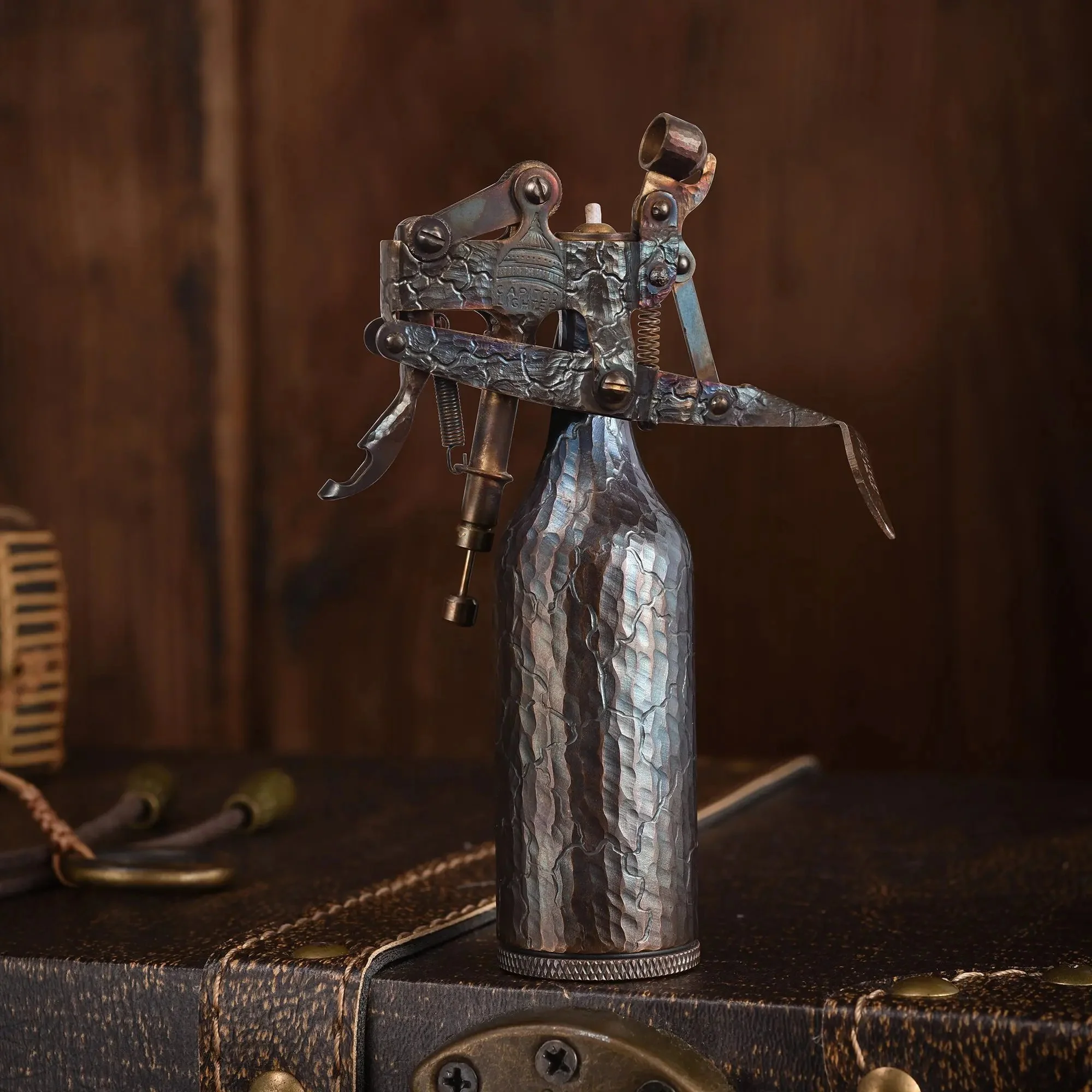 Table Lighter - Capitol - Hand Carved Cracks - Image 7