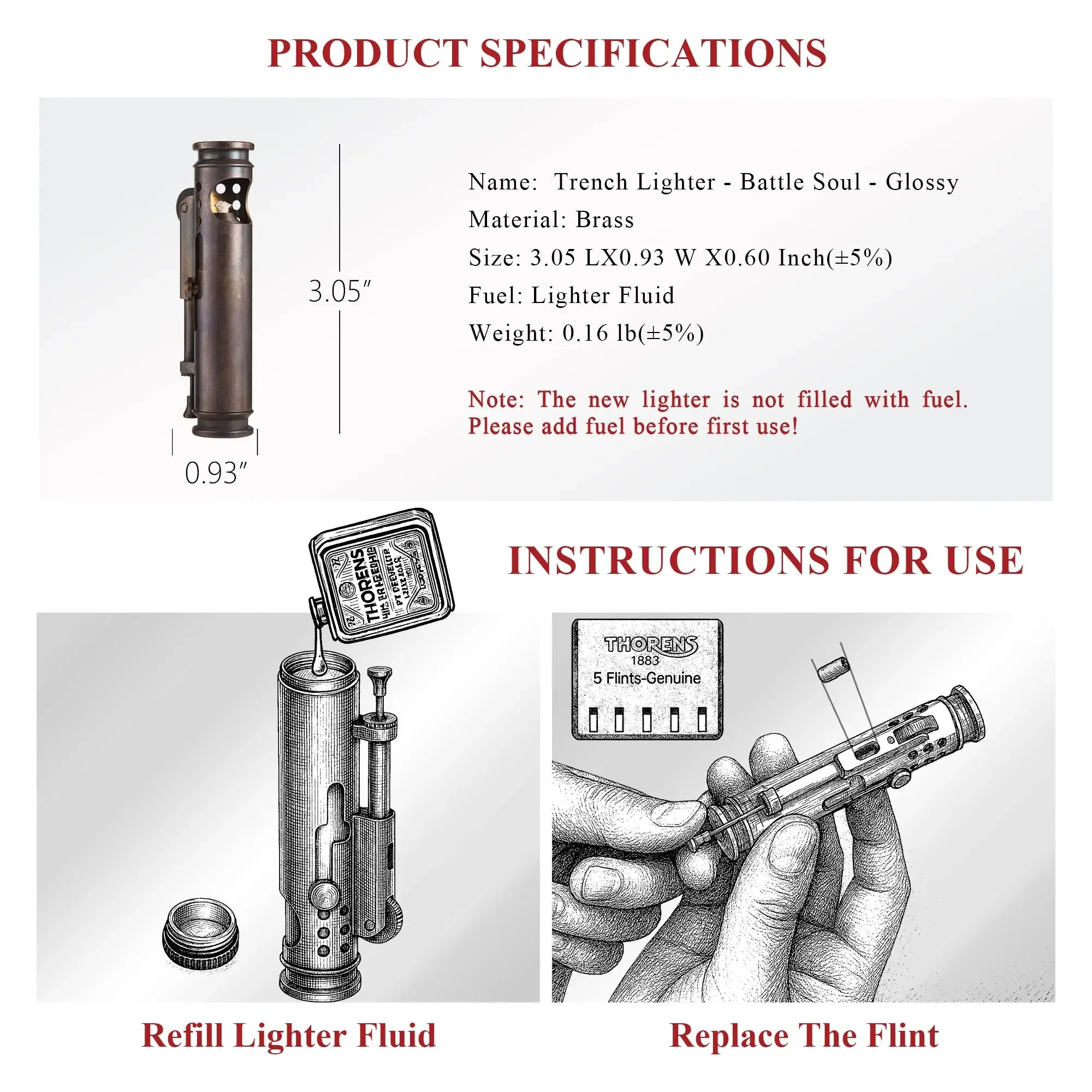 Trench Lighter - Battle Soul - Glossy - Image 4