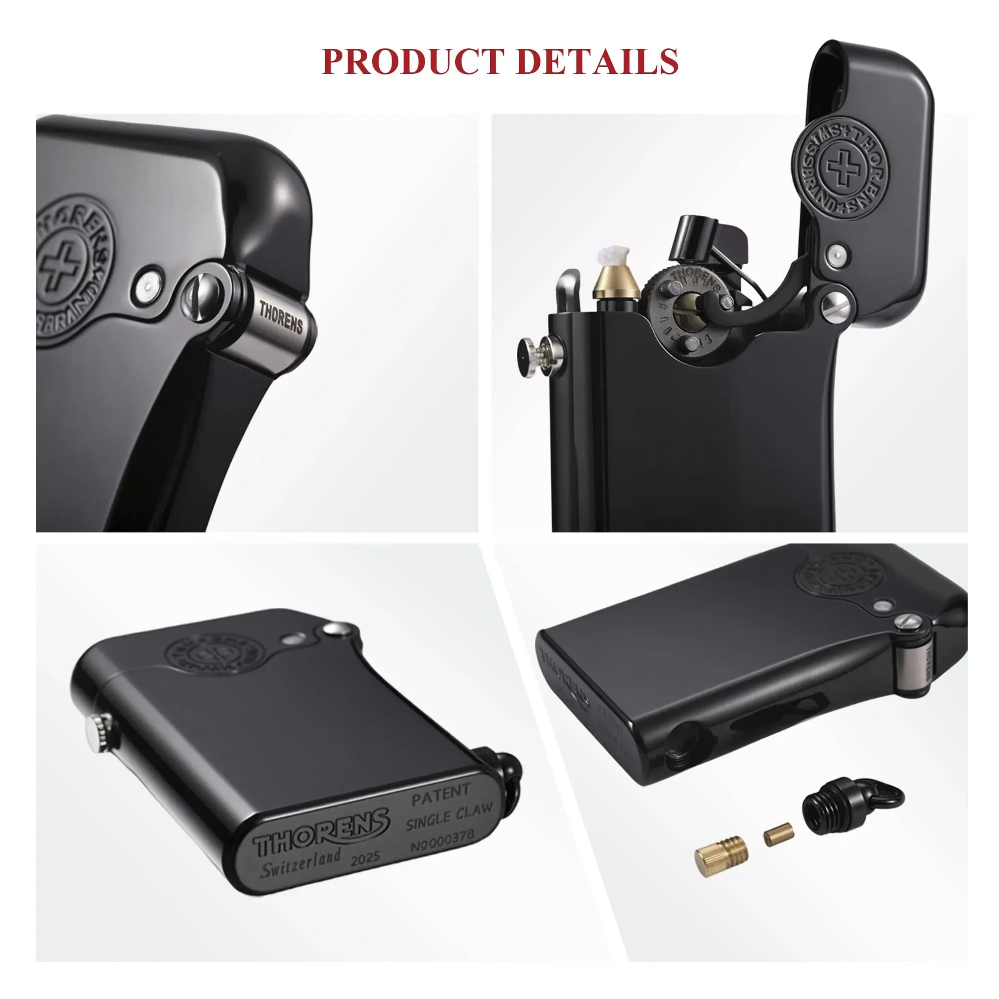 Gen 1 - Single Claw - Glossy with Brand Emblem - Black - Image 6