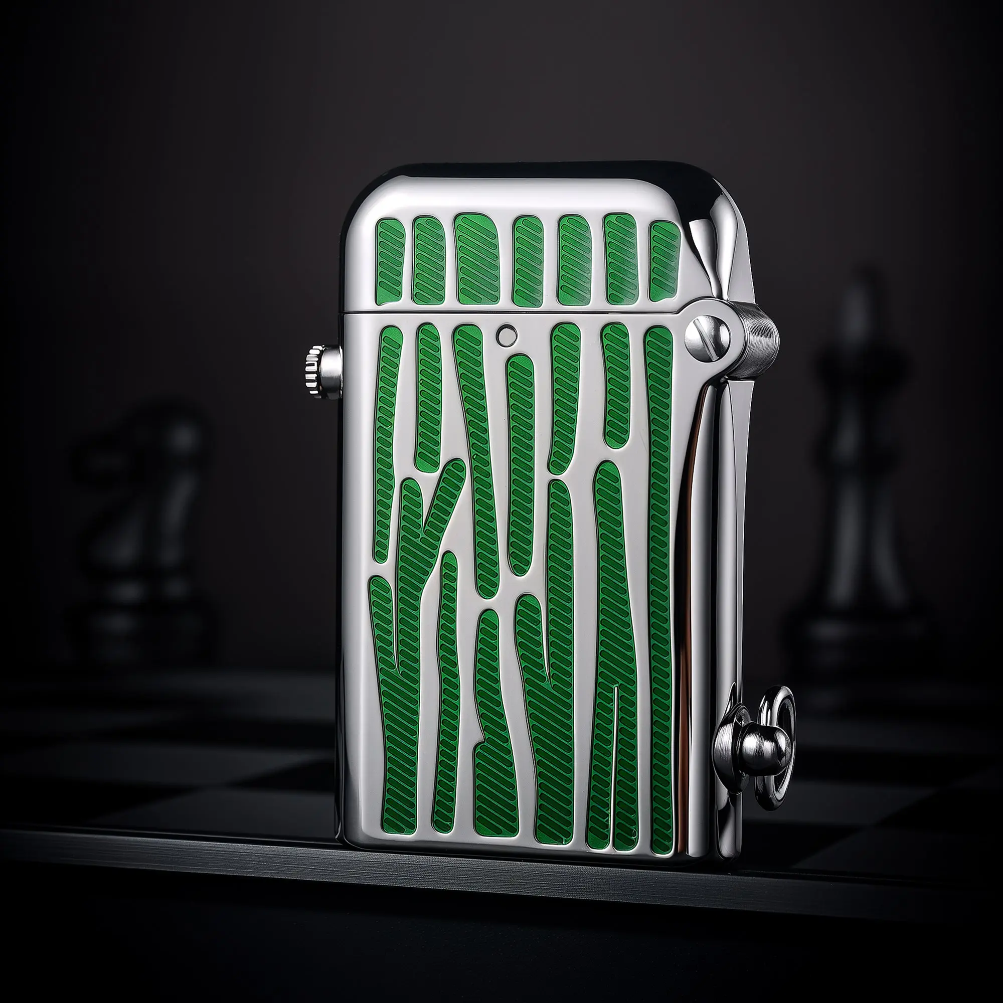Gen 2 - Double Claw - Green Stripes - Silver - Image 8