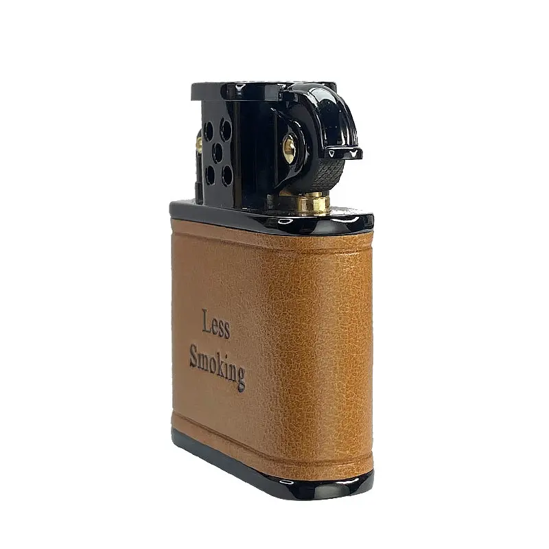 Handmade Cowhide Lighter - Brown - Image 4