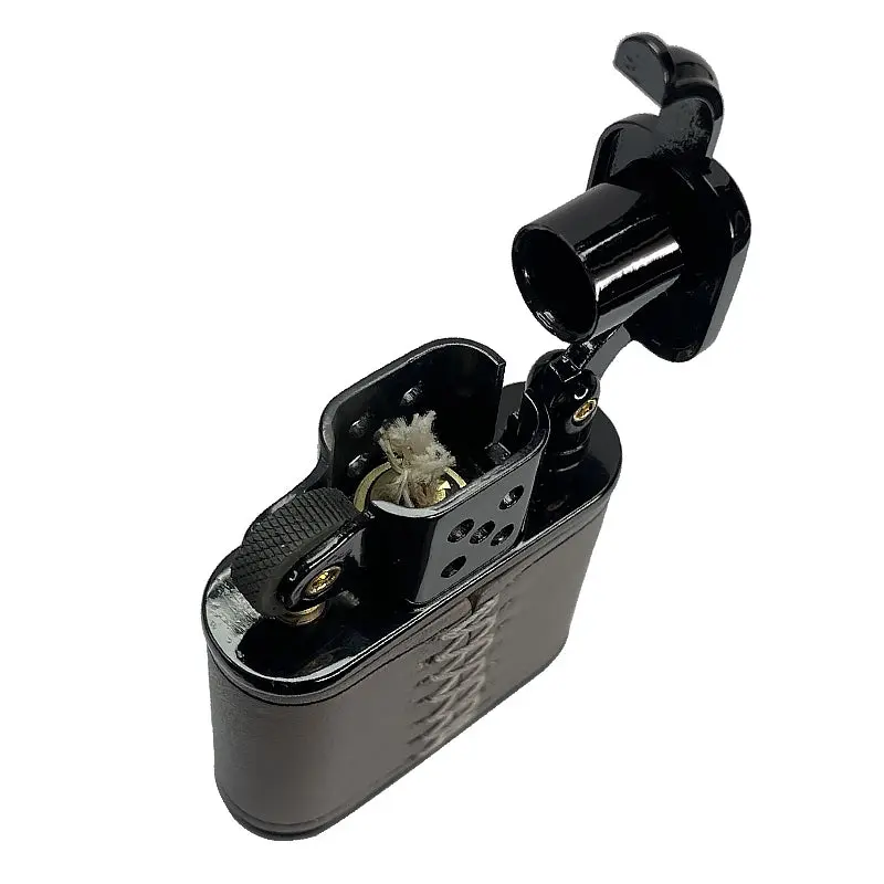 Handmade Cowhide Lighter - Gray - Image 3