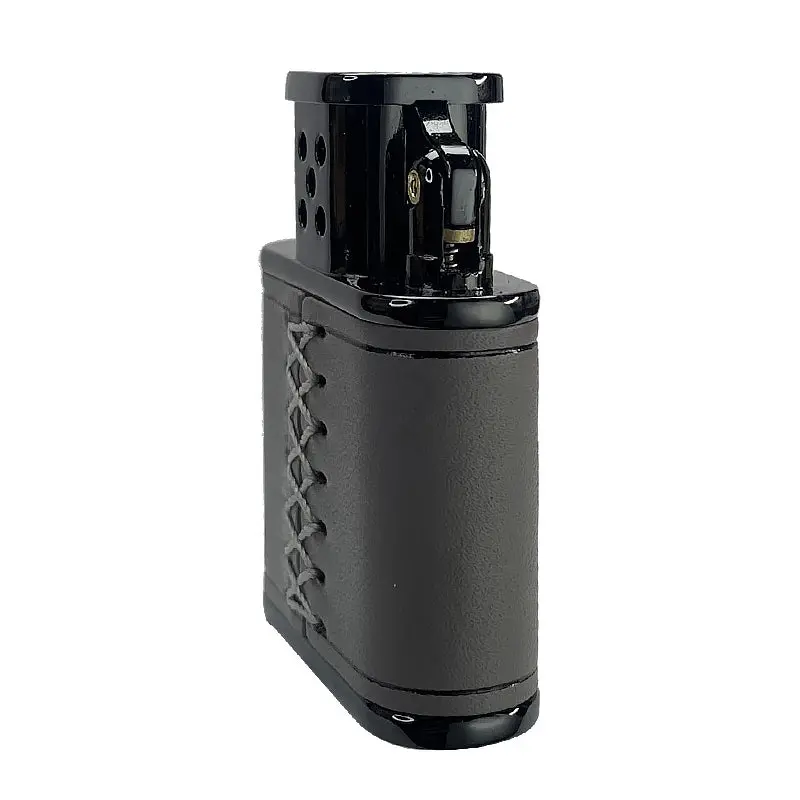 Handmade Cowhide Lighter - Gray - Image 4