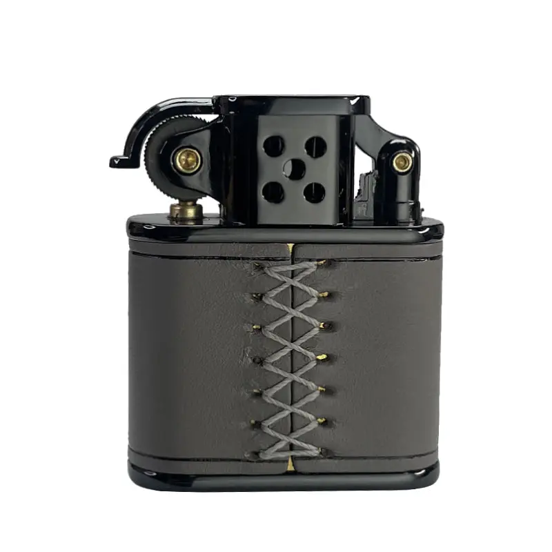 Handmade Cowhide Lighter - Gray - Image 5