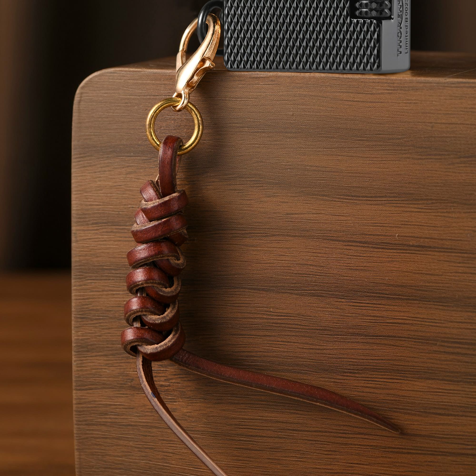 Handwoven Cowhide Leather Charm - Image 3