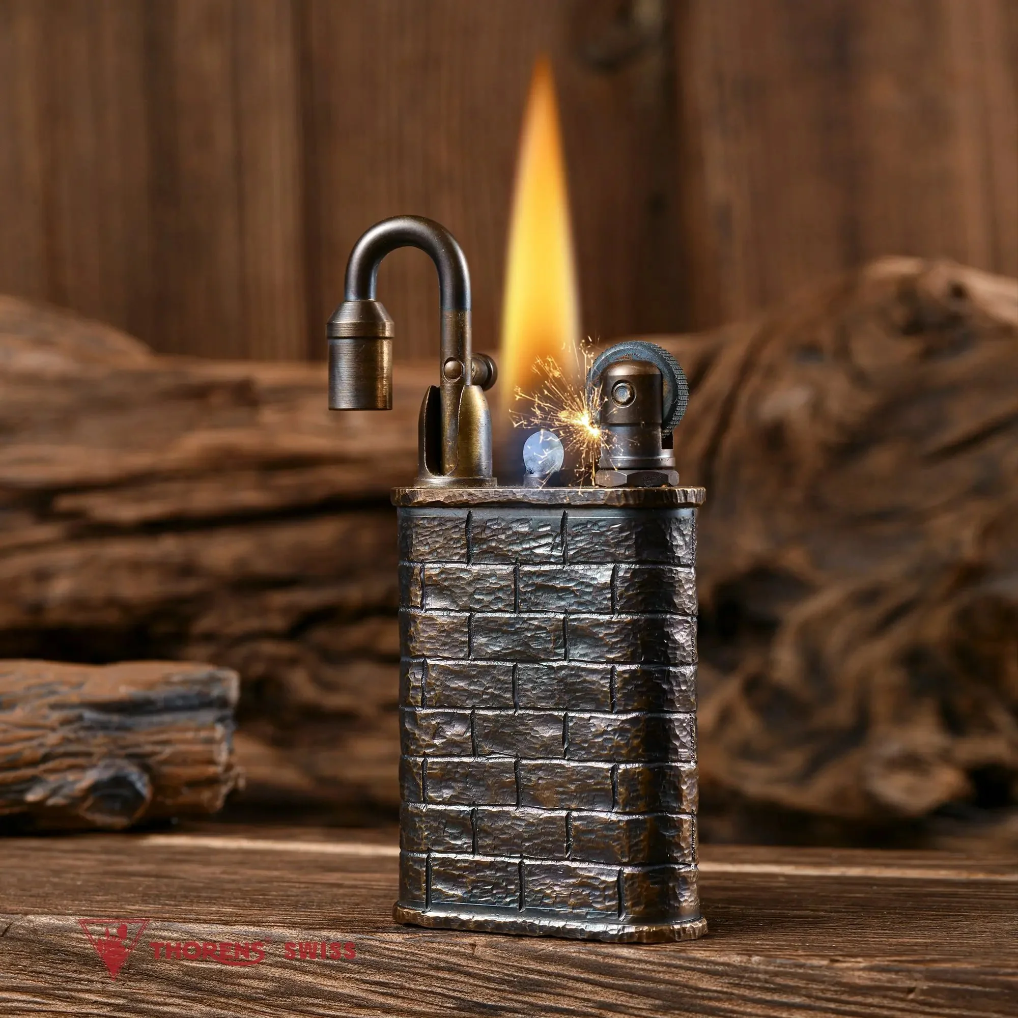 Lockflame - Hand-carved Brick Wall - Image 3