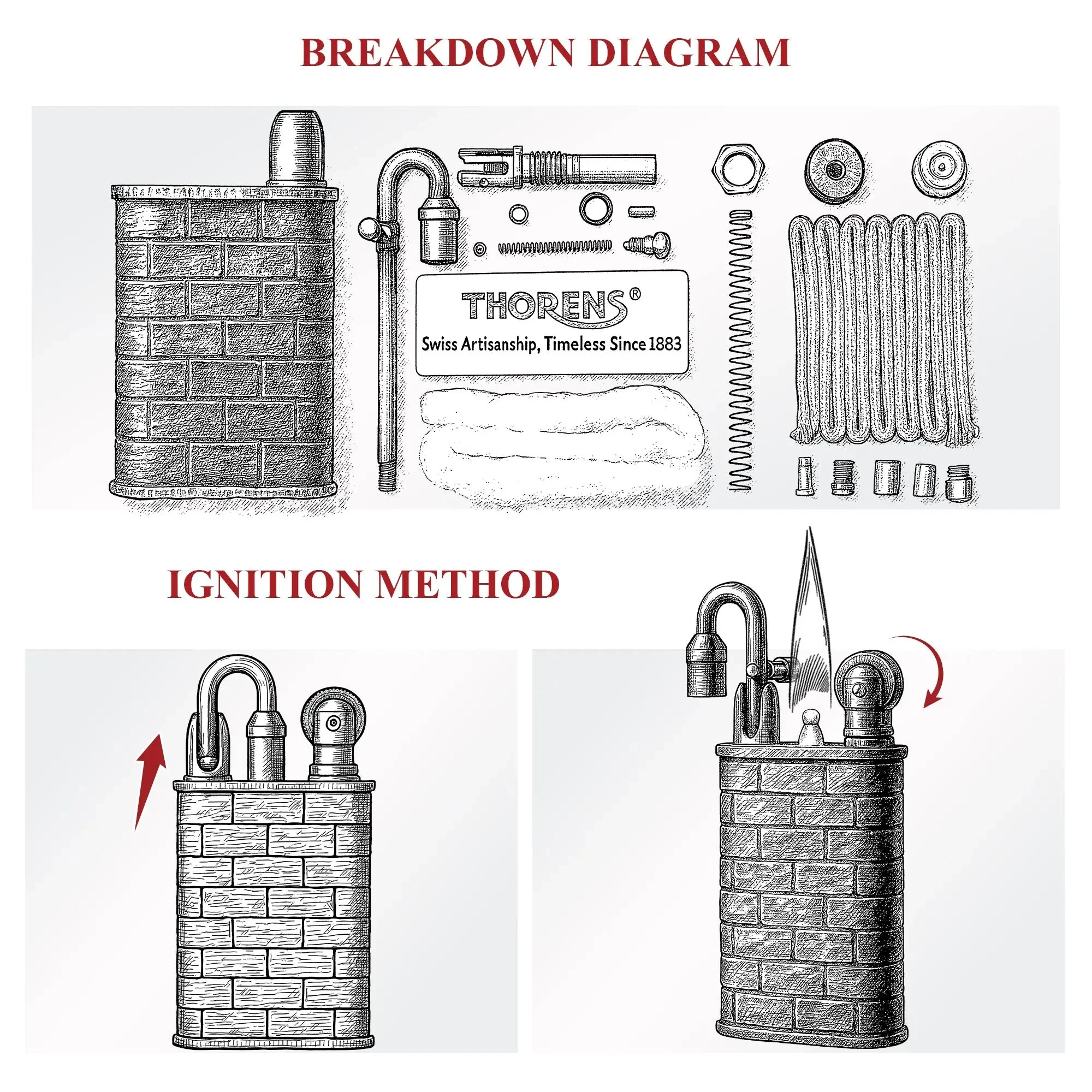 Lockflame - Hand-carved Brick Wall - Image 5