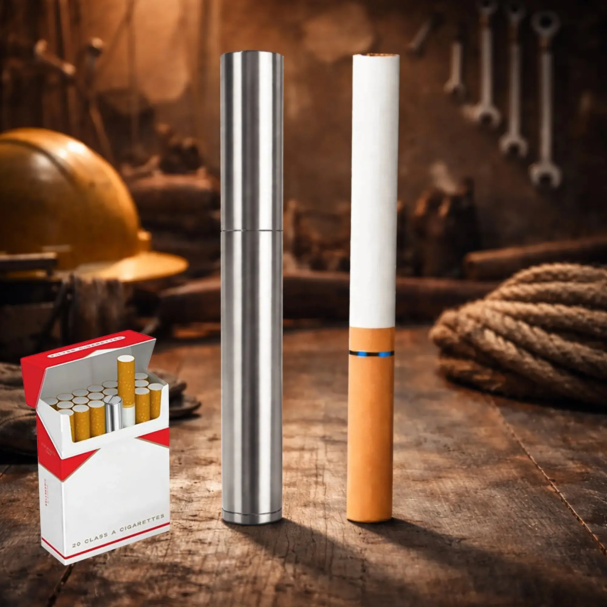 Nunchaku Lighter - Silver - Image 9