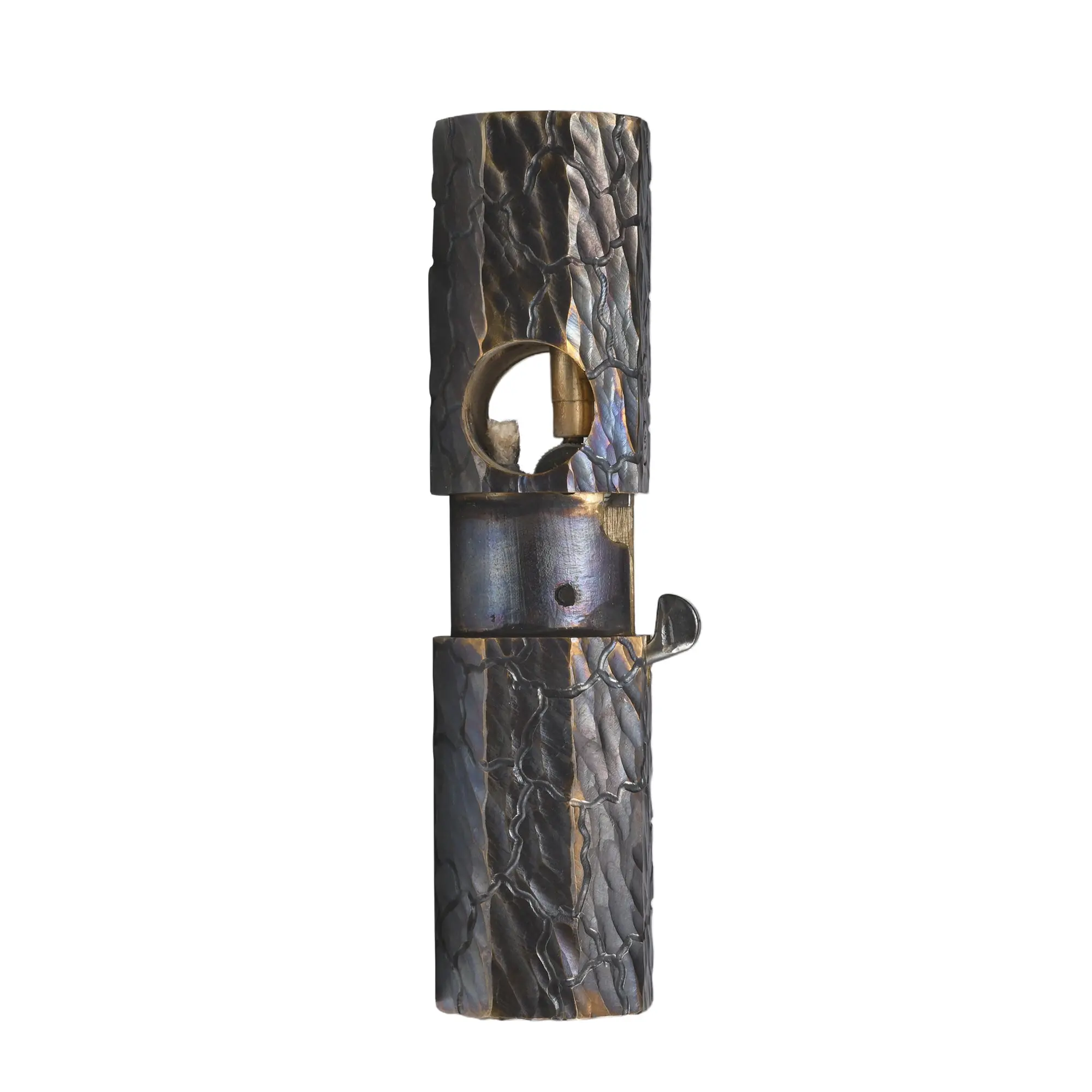 Octagon Trigger - Hand-Carved Earth Fissure Texture - Image 2