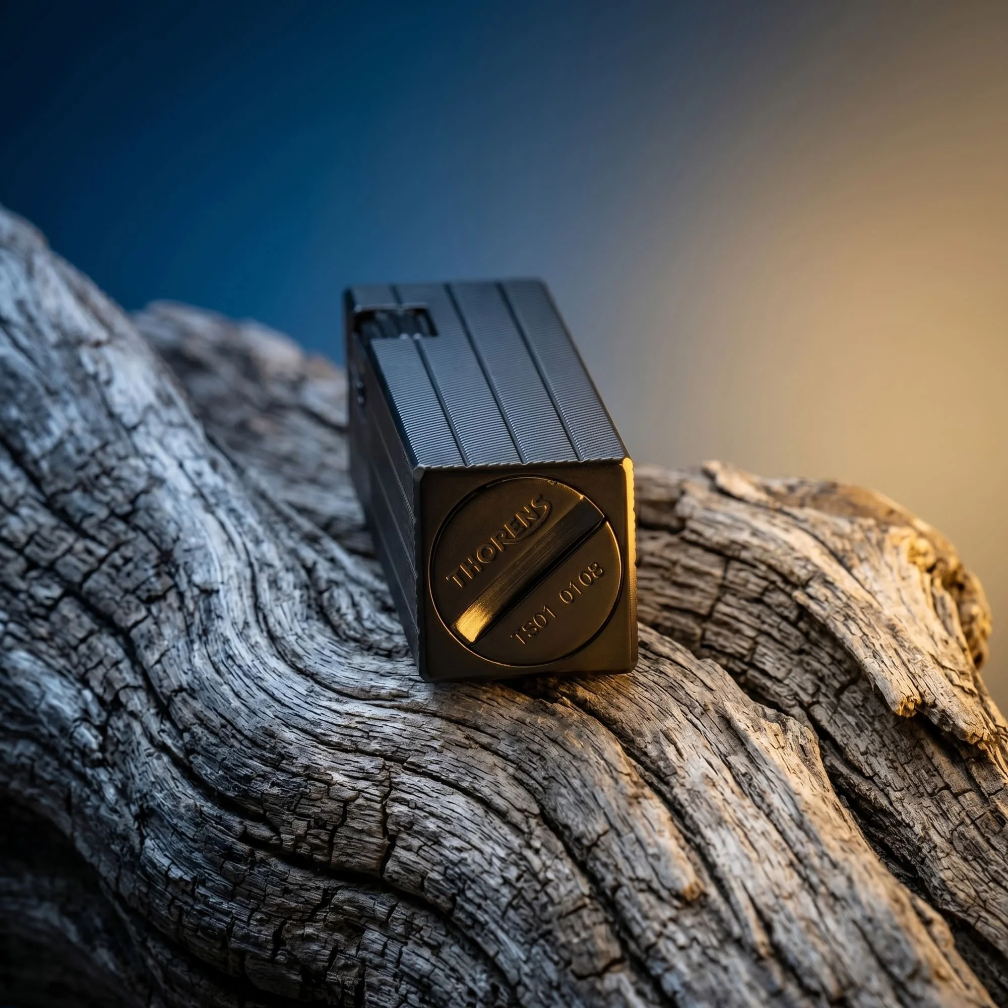 Rectangular Lighter - Diagonal Pattern - Black - Image 8