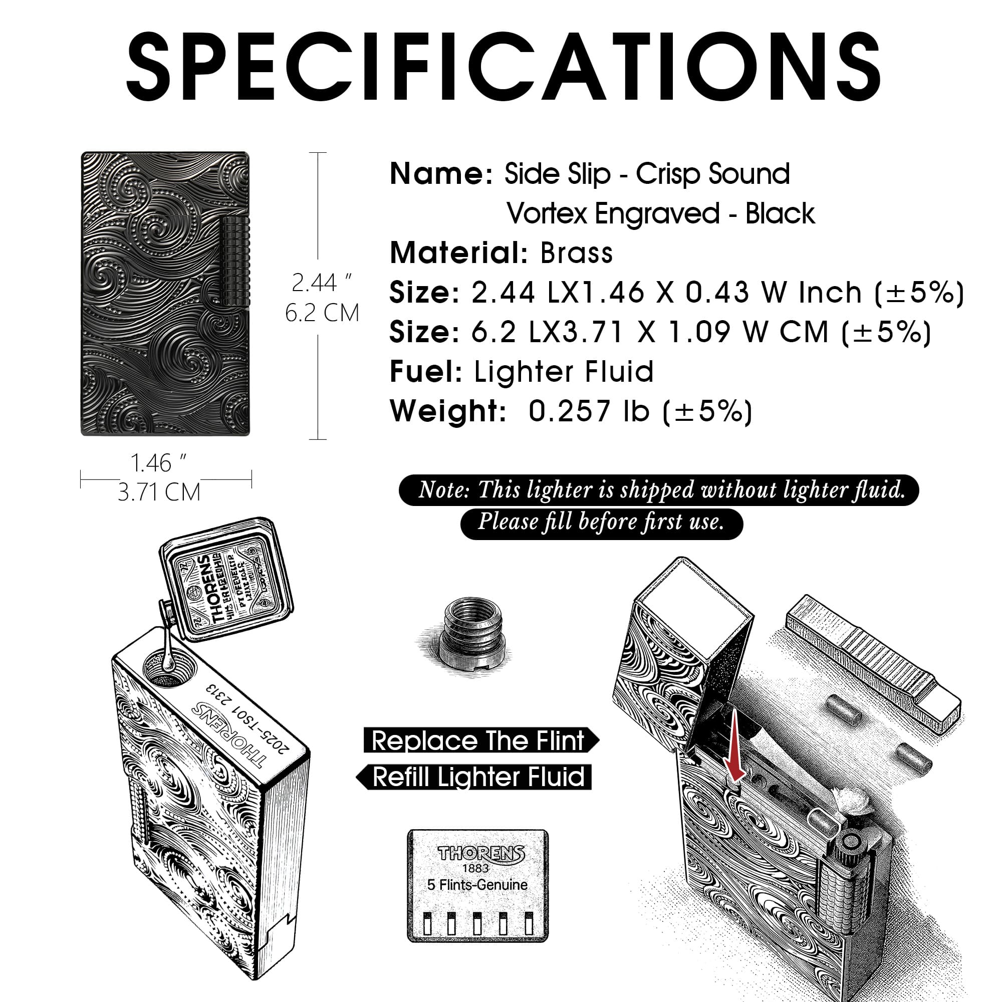Crisp Sound - Vortex Engraved - Black - Image 4