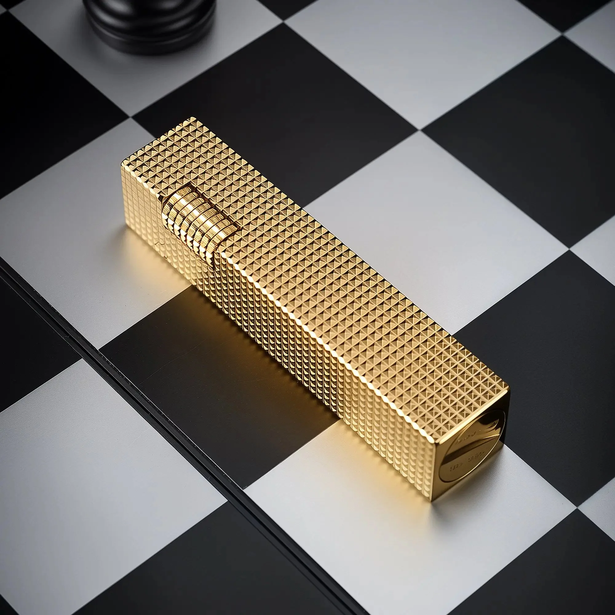 Rectangular Lighter - Small Square - Gold - Image 9
