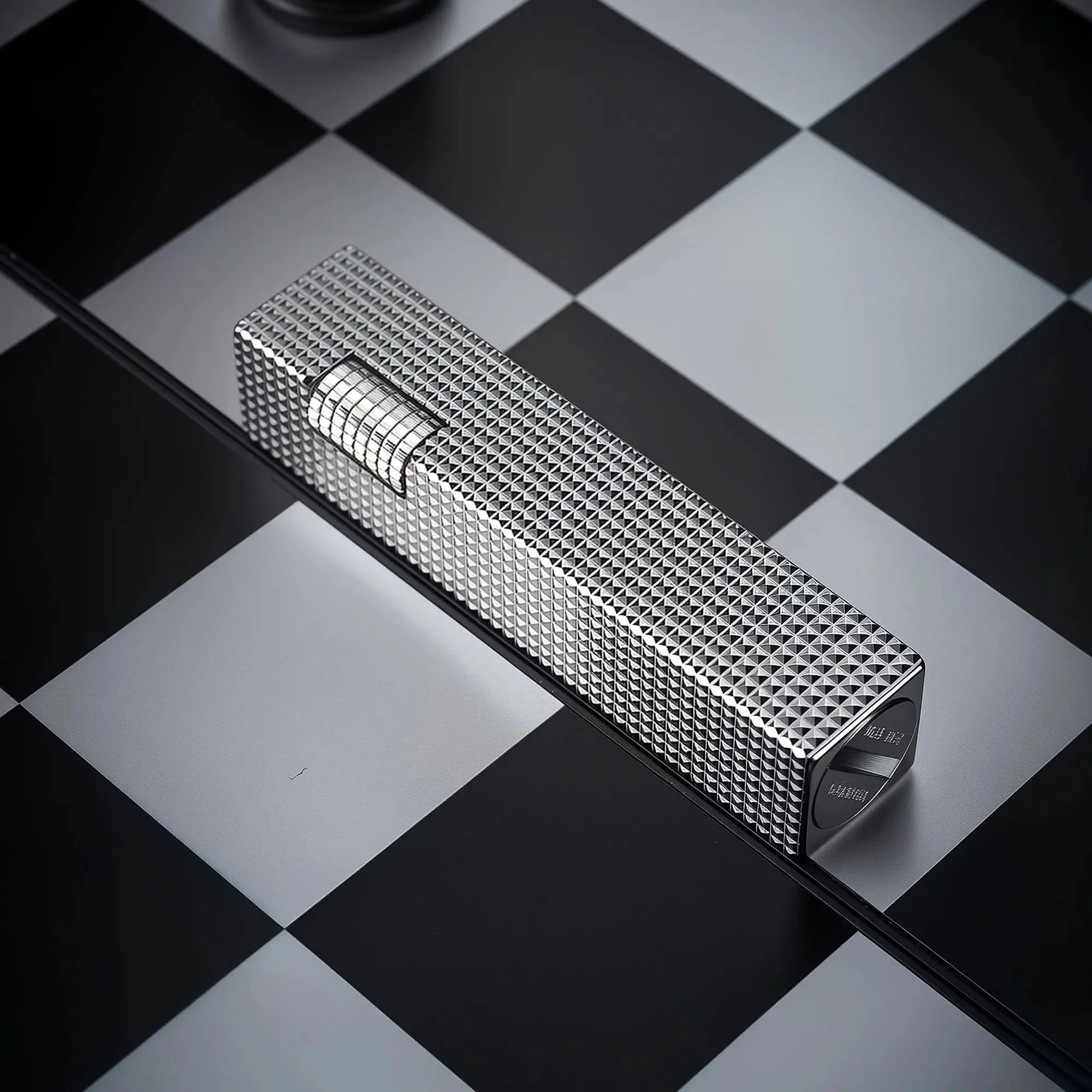 Rectangular Lighter - Small Square - Silver - Image 9