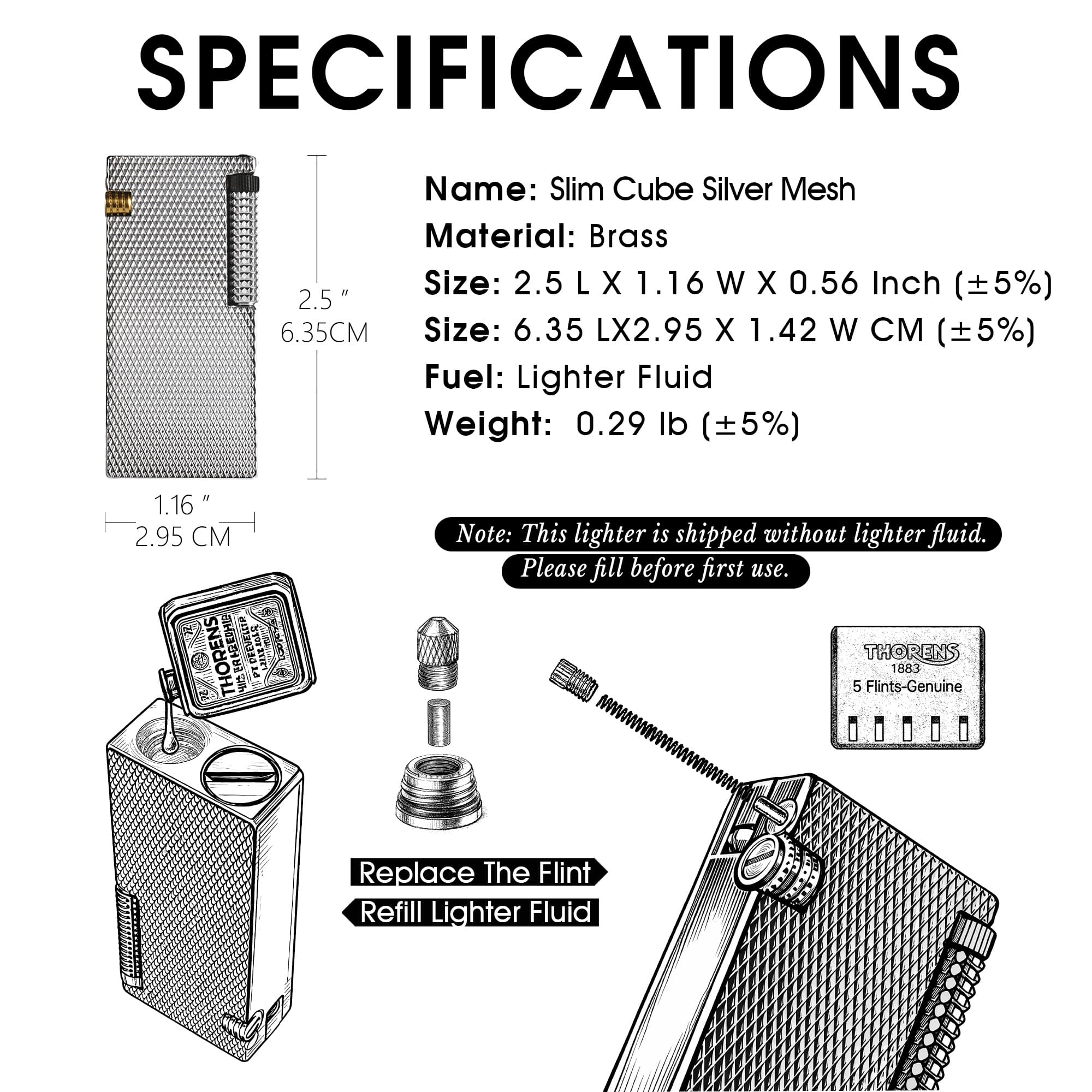 Slim Cube Silver Mesh - Image 4