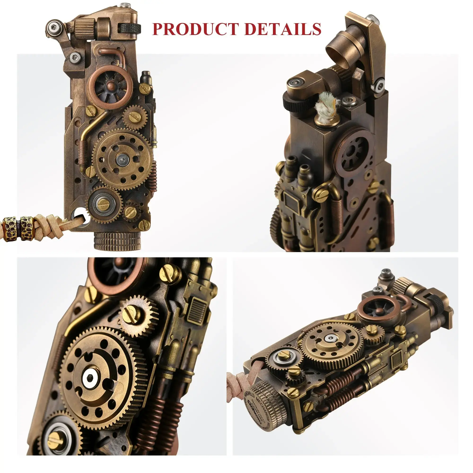 Steampunk – Mechanical Grip - Grand Gear - Antique Bronze - Image 6