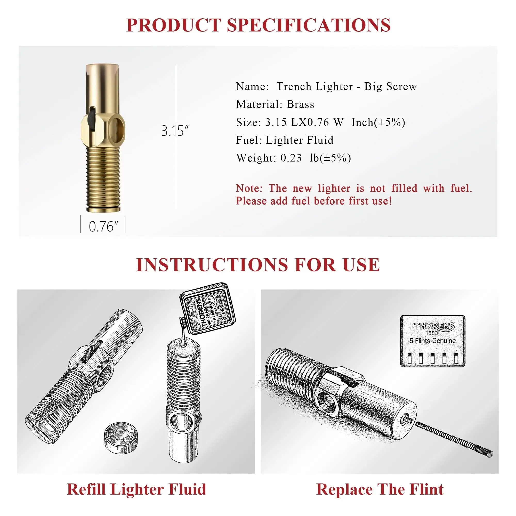 Trench Lighter - Big Screw - Image 4
